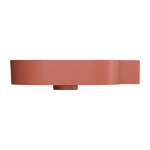 OMNIRES - OVO M+ umývadlo na dosku/závesné - pravé, 64 x 44 cm, terracotta mat; OVO645UWPTE