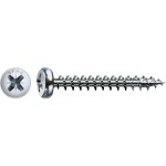 SPAX 0231010400405 polkruhové skrutky 4 mm 40 mm krížová dražka Pozidriv ocel 500 ks; 0231010400405