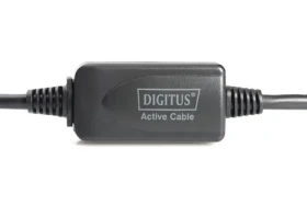 Digitus aktívny predlžovací kábel USB 2.0 AA čierna / Predlžovací kábel / USB-A / 10 m (DA-73100-1)