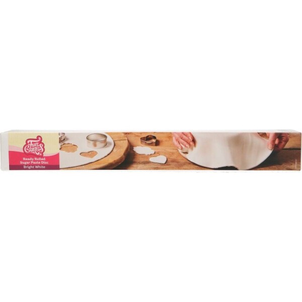 Rolovaná potahovací hmota biela 430g - FunCakes - FunCakes