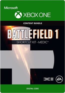 XONE Battlefield 1 Shortcut Kit: Medic Bundle / Elektronická licencia / Akčné / Anghličtina / od 18 rokov / Herný obsah (7D4-00158)