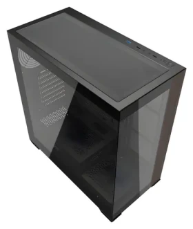 DarkFlash DS900W čierna / Počítačová skriňa / ATX / bez ventilátorov / tvrdené sklo / USB-C (DS900W_Black)