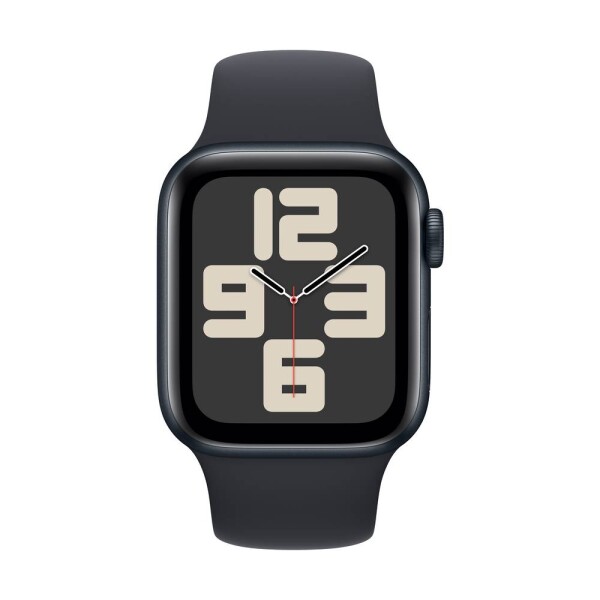 Apple Watch SE (2023) GPS 40 mm hliníkový plášť športové náramok midnight (polnočná čierna) S/M; MR9X3QF/A