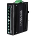 TrendNet TI-PG80B priemyselný ethernetový switch 10 / 100 / 1000 MBit/s; 21.22.1466