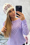 Dámska čiapka Florence K350 cream - Oliwier UNI
