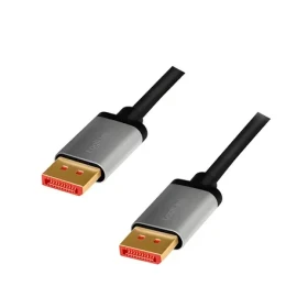 LogiLink DisplayPort 1.4 čierno-šedá / Kábel DisplayPort / 1 m / 8K/60 Hz (CDA0104)