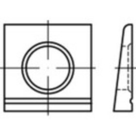 Podložka klinová 25 mm ocel pozinkované žiarom 1 ks TOOLCRAFT 139581; 139581