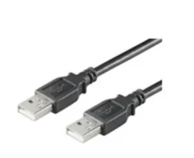 MicroConnect kábel USB2.0 A (M) - USB2.0 A (M) / 1m / čierna (USBAA1B)