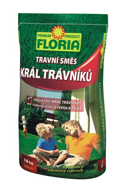 AGRO FLORIA Trávna zmes Kráľ trávnikov 10 kg