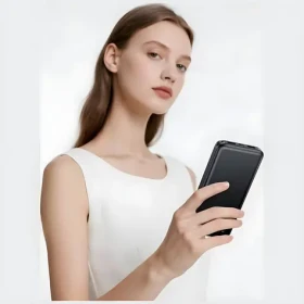 USAMS PB83 čierna / Powerbanka / 10000 mAh / 2x USB-A / USB-C / PD (10KCD25301)