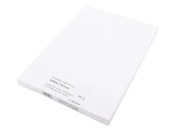 REGULUS Signolit SLG A4 - Číra samolepiaca fólia pre farebné kopírky / Color Laser (Signoli-SLG-A4)