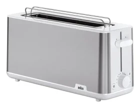 Braun PurShine HT 1610 WH biela / Hriankovač / 1030 W / 2 sloty / 8 stupňov opekania / nadstavec na pečivo / aut. vypnutie (0X23010044)