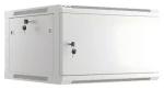 Lanberg WF01-6606-00S sivá / Nástenný rozvádzač / 19" / 6U / 600×600 mm / kovové dvere / flat pack (WF01-6606-00S)