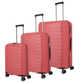 Sada cestovných kufrov Travelite Mooby S,M,L Red