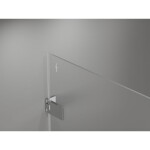 MEXEN/S - Lunar-F L skladacie sprchové dvere pravé 140, transparent, chróm 836SL-140-050-01-00-P