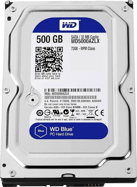 WD Blue 500GB 3.5" SATA III (WD5000AZLX)