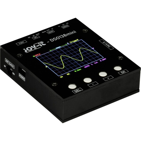 Joy-it Joy-IT digitálny osciloskop 200 kHz 1-kanálový 1 Msa/s 1 kpts 12 Bit 1 ks; DSO-138-Mini