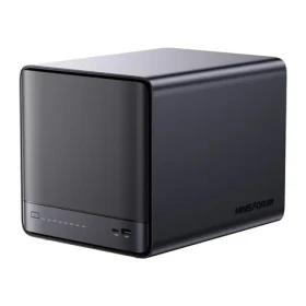 Minis Forum NAS N5 čierna / AMD RYZEN 7 H255 3.8GHz / 16GB RAM / 128GB SSD / Radeon 780M / MinisCloud OS (NAS N5)