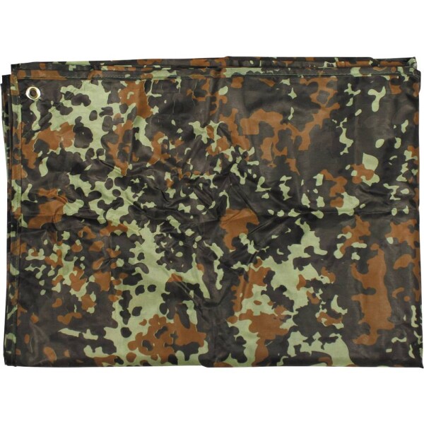 MFH 50316 viacúčelová plachta Tarp fleck 300 cm x 200 cm 1 ks; 50316 - MFH Tarp 200 x 300 cm flecktarn