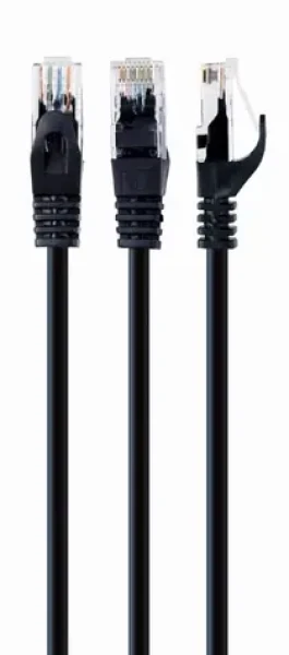 Gembird PP6U-1.5M CAT6 UPT 1.5m čierna / Patch kábel / 8P8C (PP6U-1.5M/BK)