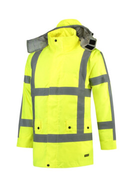 RWS Parka pracovná bunda unisex fluorescenčná žltá 4XL