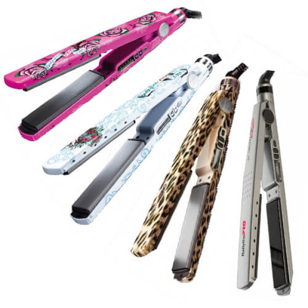 Babyliss Pro BAB2091EPE šedá / Profesionálna žehlička na vlasy s ionizáciou / doštičky 28x110 mm / 5 teplôt 150 ° - 230 ° C (BAB2091EPE)