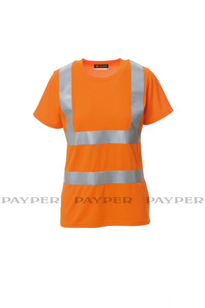 Dámske reflexné tričko Payper AVENUE LADY Farba: Oranžová fluo, Veľkosť: XL (001483002802001XL)