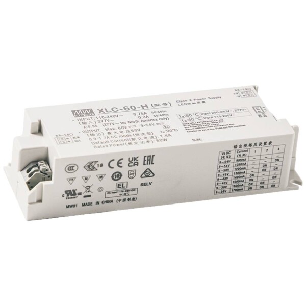 MEAN WELL XLC-60-24-B LED driver 60.0 W; XLC-60-24-B