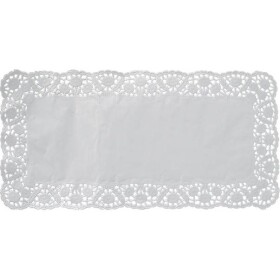 Dekoratívna krajka hranatá biela 30 x 18 cm 100 ks - Wimex - Wimex