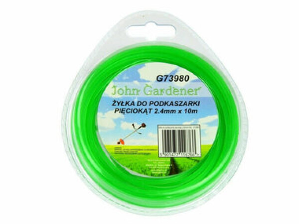 GEKO Struna do kosačky 2.4mm 10m / hviezdicový profil / nylon (G73980)