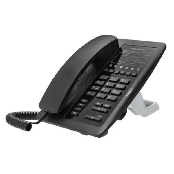 Fanvil H3W čierna / IP hotelový telefón / SIP / 2 linky / Fast Ethernet