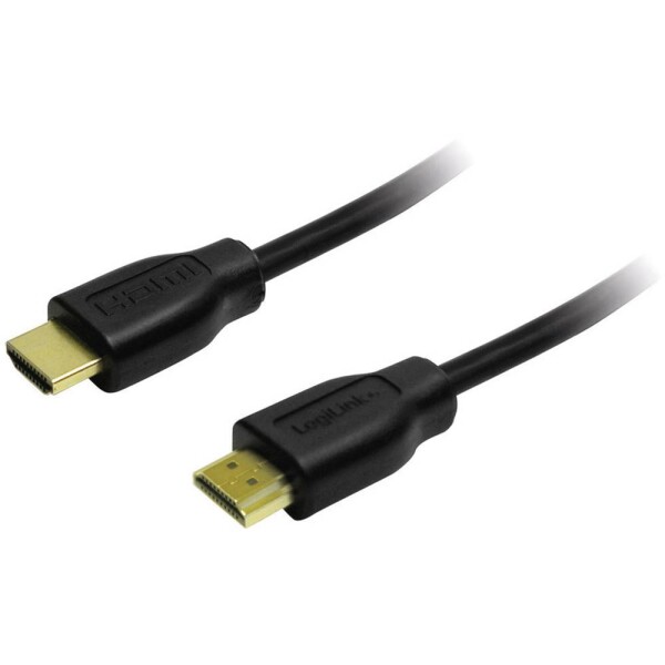 LogiLink HDMI prepojovací kábel Zástrčka HDMI-A, Zástrčka HDMI-A 7.50 m čierna CH0045 4K UHD HDMI kábel; CH0045