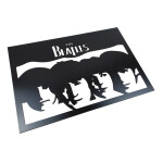 Veselá Stena Drevená nástenná dekorácia The Beatles čierna