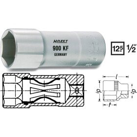 Hazet HAZET 900AKF vonkajší šesťhran nástavec na autosviečky 16 mm 5/8 1/2 (12.5 mm); 900AKF