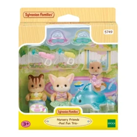 Sylvanian family Zábava pri bazéne Baby Trio