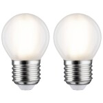 Paulmann 28639 LED En.trieda 2021 F (A - G) E27 5 W teplá biela (Ø x v) 45 mm x 78 mm 2 ks; 28639