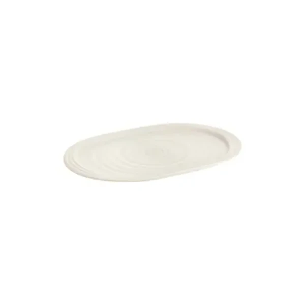 Guzzini TIERRA M biela / Servírovací podnos / Recyklovaný plast / 39 x 26,5 cm (197400156)