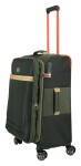 Stredný textilný kufor Travelite Color Craze M Olive