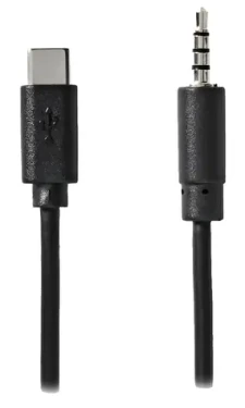 Nedis USB-C - Jack 3.5 mm čierna / Audio adaptér / 1 m (CCGL65950BK10)