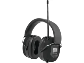 TechniSat STEREOMAN DAB+ OD čierna / bezdrôtové slúchadlá / IPX4 / mikrofón / BT 4.2 / LCD displej (V070J)