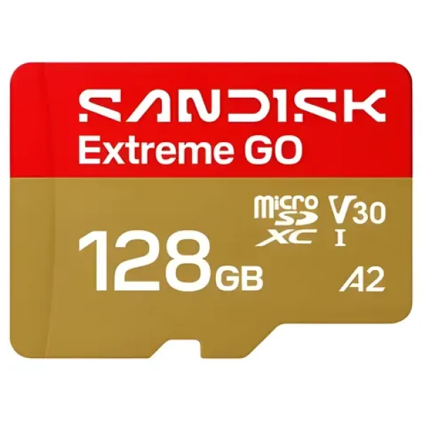 SanDisk Extreme GO microSDXC 128GB / Pamäťová karta / čítanie: až 240 MB/s / zápis: až 120 MB/s (SDSQXGN-128G-GN6MN)