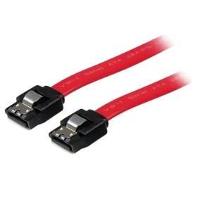 StarTech SATA červený / Kábel / SATA 7-pin - SATA 7-pin / 0,15 m/ so zámkom (LSATA6)