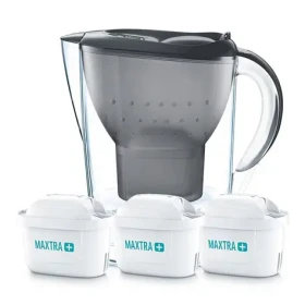 Brita Marella čierna + 3x filtre / filtračná kanvica na vodu / 2.4l / filter: Maxtra + Pure Performance (1039274)