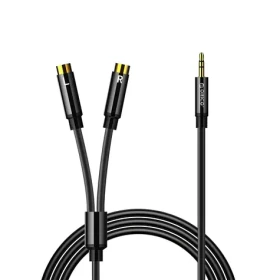 Orico AXRF Jack 3,5 mm - 2x RCA čierna / Audio kábel / 5 m