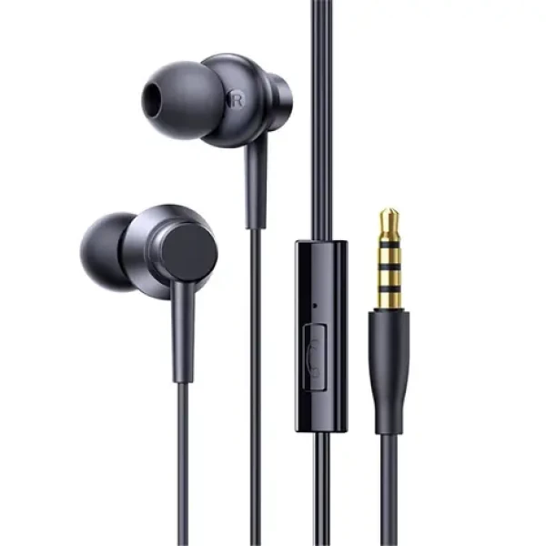 Baseus Encok HZ11 čierna / slúchadlá s mikrofónom / ovládacie tlačidlo / 3.5mm jack / 1.2 m (HFPHZ11BASBK)