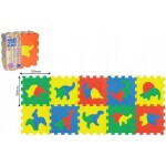 Mäkké puzzle bloky DINO 30 cm, WIKY, 118641