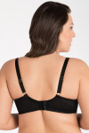 Dámska podprsenka K101/1 Gaby Black raft - Gorsenia 85C černá/vzor