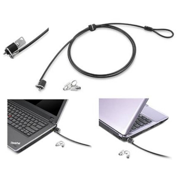 Lenovo káblový zámok pre notebooky, kódový zámok s kľúčom 160 cm 57Y4303; 57Y4303 - Lenovo Security Cable Lock 57Y4303 - originálna