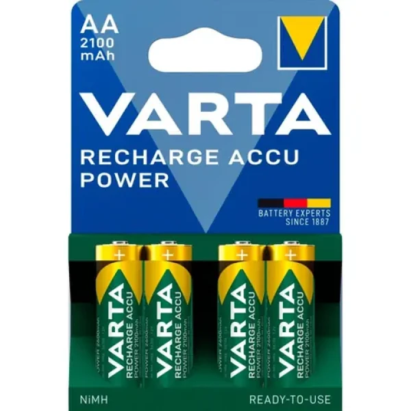 Varta RECHARGE Nabíjacia batéria AA / 1.2V / 2100mAh / NiMH / 40 ks / v boxe (498827)