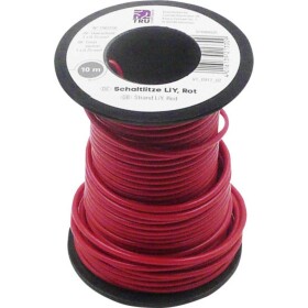 TRU COMPONENTS 1565156 opletenie / lanko, LiY, 1 x 0.75 mm², červená, 10 m; 1565156